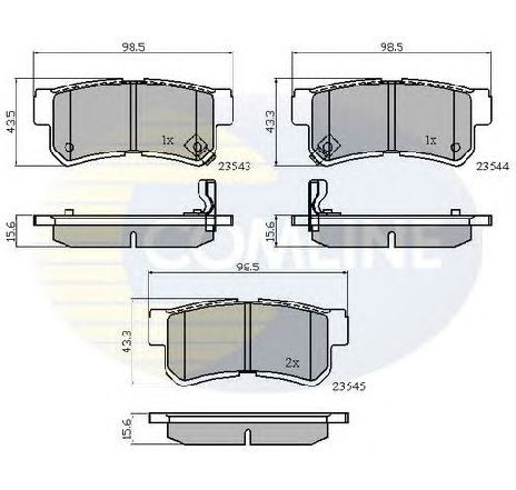 Set placute frana,frana disc COMLINE CBP31126</br>Piesa auto pentru Piese de service/ Inspectie / Intretinere Set placute frana,frana disc COMLINE CBP31126</br>Piesa auto pentru Piese de service/ Inspectie / Intretinere