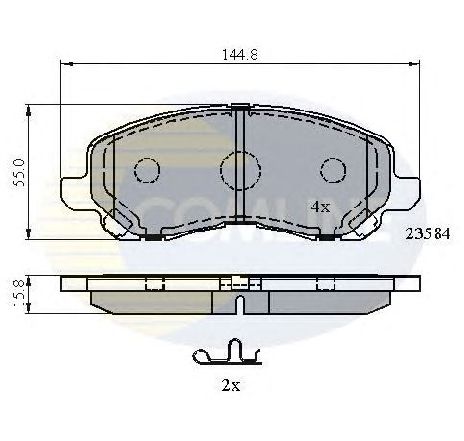 Set placute frana,frana disc COMLINE CBP31256</br>Piesa auto pentru Piese de service/ Inspectie / Intretinere Set placute frana,frana disc COMLINE CBP31256</br>Piesa auto pentru Piese de service/ Inspectie / Intretinere