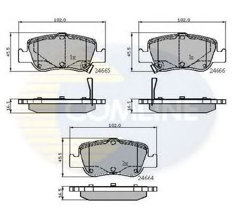 Set placute frana,frana disc COMLINE CBP31572</br>Piesa auto pentru Frana disc Set placute frana,frana disc COMLINE CBP31572</br>Piesa auto pentru Frana disc