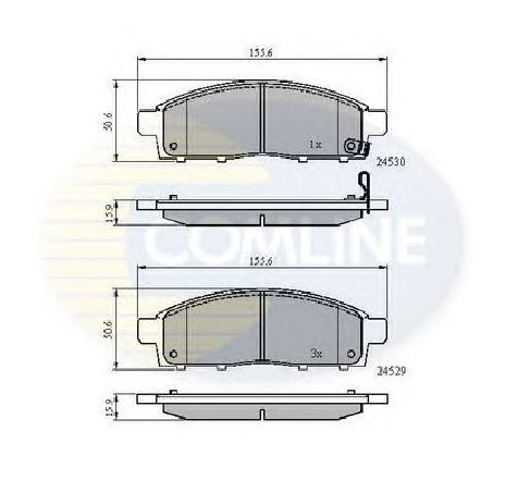 Set placute frana,frana disc COMLINE CBP31584</br>Piesa auto pentru Piese de service/ Inspectie / Intretinere Set placute frana,frana disc COMLINE CBP31584</br>Piesa auto pentru Piese de service/ Inspectie / Intretinere