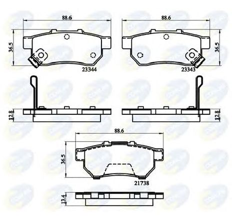 Set placute frana,frana disc COMLINE CBP32146</br>Piesa auto pentru Piese de service/ Inspectie / Intretinere Set placute frana,frana disc COMLINE CBP32146</br>Piesa auto pentru Piese de service/ Inspectie / Intretinere