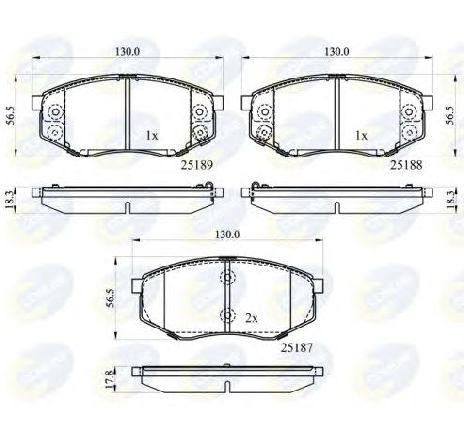 Set placute frana,frana disc COMLINE CBP32194</br>Piesa auto pentru Piese de service/ Inspectie / Intretinere Set placute frana,frana disc COMLINE CBP32194</br>Piesa auto pentru Piese de service/ Inspectie / Intretinere