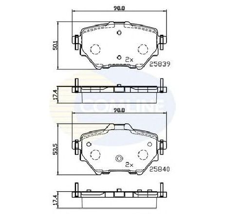 Set placute frana,frana disc COMLINE CBP32234</br>Piesa auto pentru Piese de service/ Inspectie / Intretinere Set placute frana,frana disc COMLINE CBP32234</br>Piesa auto pentru Piese de service/ Inspectie / Intretinere