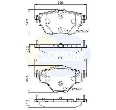 Set placute frana,frana disc COMLINE CBP32235</br>Piesa auto pentru Piese de service/ Inspectie / Intretinere Set placute frana,frana disc COMLINE CBP32235</br>Piesa auto pentru Piese de service/ Inspectie / Intretinere