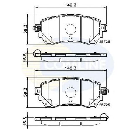 Set placute frana,frana disc COMLINE CBP32237</br>Piesa auto pentru Piese de service/ Inspectie / Intretinere Set placute frana,frana disc COMLINE CBP32237</br>Piesa auto pentru Piese de service/ Inspectie / Intretinere