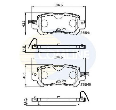 Set placute frana,frana disc COMLINE CBP32241</br>Piesa auto pentru Piese de service/ Inspectie / Intretinere Set placute frana,frana disc COMLINE CBP32241</br>Piesa auto pentru Piese de service/ Inspectie / Intretinere