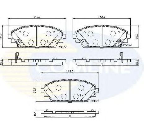 Set placute frana,frana disc COMLINE CBP32242</br>Piesa auto pentru Piese de service/ Inspectie / Intretinere Set placute frana,frana disc COMLINE CBP32242</br>Piesa auto pentru Piese de service/ Inspectie / Intretinere