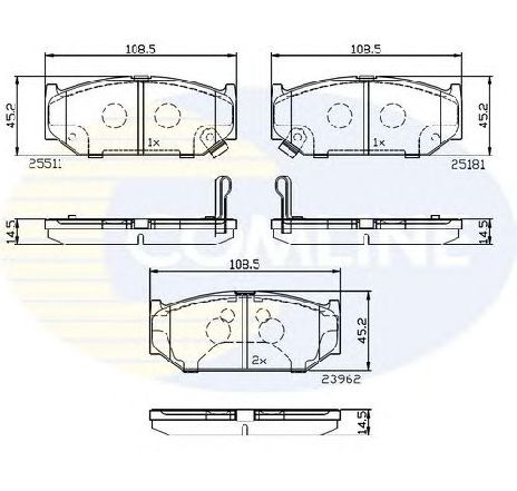 Set placute frana,frana disc COMLINE CBP32245</br>Piesa auto pentru Piese de service/ Inspectie / Intretinere Set placute frana,frana disc COMLINE CBP32245</br>Piesa auto pentru Piese de service/ Inspectie / Intretinere
