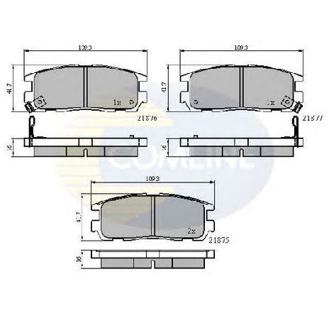 Set placute frana,frana disc COMLINE CBP3461</br>Piesa auto pentru Piese de service/ Inspectie / Intretinere Set placute frana,frana disc COMLINE CBP3461</br>Piesa auto pentru Piese de service/ Inspectie / Intretinere