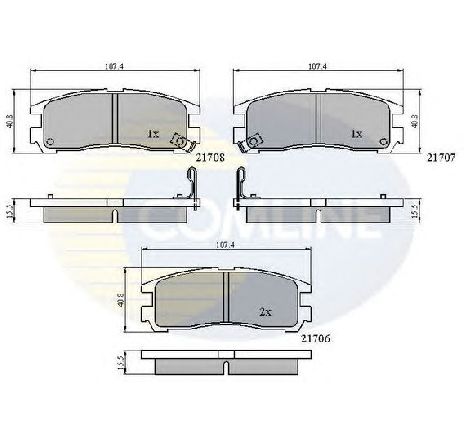 Set placute frana,frana disc COMLINE CBP3468</br>Piesa auto pentru Piese de service/ Inspectie / Intretinere Set placute frana,frana disc COMLINE CBP3468</br>Piesa auto pentru Piese de service/ Inspectie / Intretinere