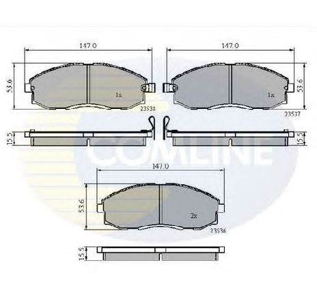 Set placute frana,frana disc COMLINE CBP3481</br>Piesa auto pentru Piese de service/ Inspectie / Intretinere Set placute frana,frana disc COMLINE CBP3481</br>Piesa auto pentru Piese de service/ Inspectie / Intretinere