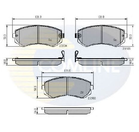 Set placute frana,frana disc COMLINE CBP3484</br>Piesa auto pentru Piese de service/ Inspectie / Intretinere Set placute frana,frana disc COMLINE CBP3484</br>Piesa auto pentru Piese de service/ Inspectie / Intretinere