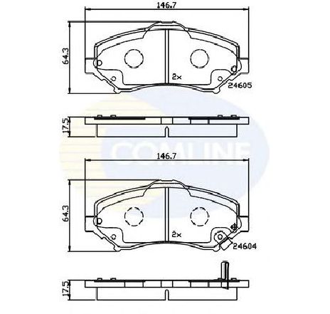 Set placute frana,frana disc COMLINE CBP36066</br>Piesa auto pentru Piese de service/ Inspectie / Intretinere Set placute frana,frana disc COMLINE CBP36066</br>Piesa auto pentru Piese de service/ Inspectie / Intretinere
