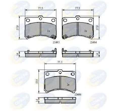 Set placute frana,frana disc COMLINE CBP3801</br>Piesa auto pentru Piese de service/ Inspectie / Intretinere Set placute frana,frana disc COMLINE CBP3801</br>Piesa auto pentru Piese de service/ Inspectie / Intretinere
