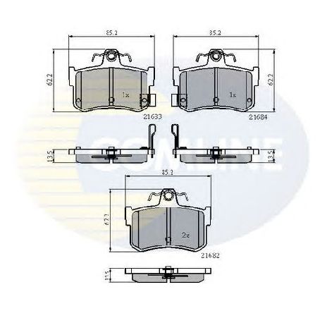 Set placute frana,frana disc COMLINE CBP3811</br>Piesa auto pentru Piese de service/ Inspectie / Intretinere Set placute frana,frana disc COMLINE CBP3811</br>Piesa auto pentru Piese de service/ Inspectie / Intretinere