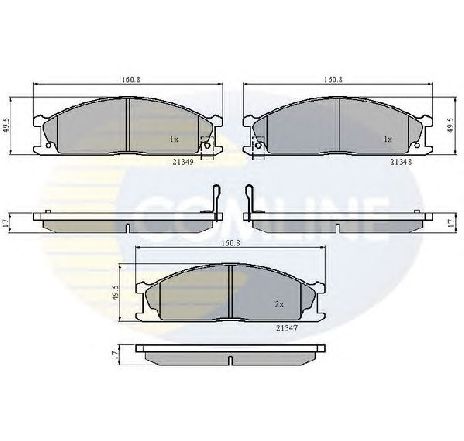 Set placute frana,frana disc COMLINE CBP3863</br>Piesa auto pentru Piese de service/ Inspectie / Intretinere Set placute frana,frana disc COMLINE CBP3863</br>Piesa auto pentru Piese de service/ Inspectie / Intretinere