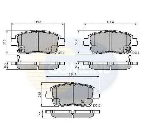 Set placute frana,frana disc COMLINE CBP3901</br>Piesa auto pentru Piese de service/ Inspectie / Intretinere Set placute frana,frana disc COMLINE CBP3901</br>Piesa auto pentru Piese de service/ Inspectie / Intretinere