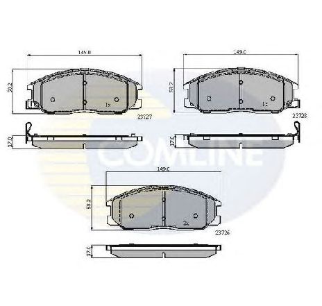 Set placute frana,frana disc COMLINE CBP3902</br>Piesa auto pentru Piese de service/ Inspectie / Intretinere Set placute frana,frana disc COMLINE CBP3902</br>Piesa auto pentru Piese de service/ Inspectie / Intretinere