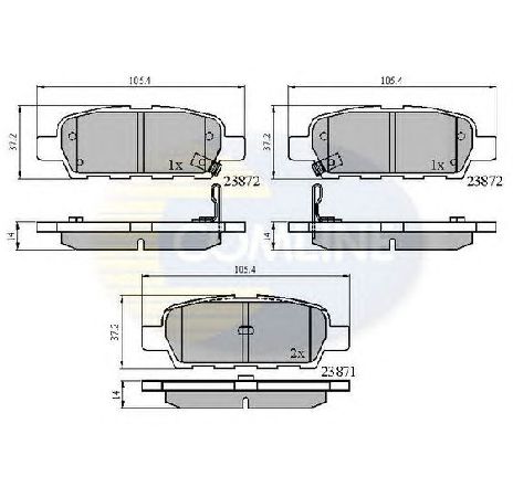 Set placute frana,frana disc COMLINE CBP3912</br>Piesa auto pentru Piese de service/ Inspectie / Intretinere Set placute frana,frana disc COMLINE CBP3912</br>Piesa auto pentru Piese de service/ Inspectie / Intretinere