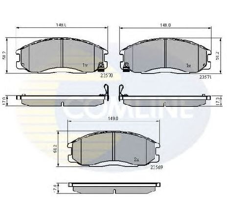 Set placute frana,frana disc COMLINE CBP3938</br>Piesa auto pentru Piese de service/ Inspectie / Intretinere Set placute frana,frana disc COMLINE CBP3938</br>Piesa auto pentru Piese de service/ Inspectie / Intretinere