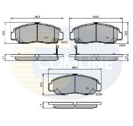 Set placute frana,frana disc COMLINE CBP3949</br>Piesa auto pentru Piese de service/ Inspectie / Intretinere Set placute frana,frana disc COMLINE CBP3949</br>Piesa auto pentru Piese de service/ Inspectie / Intretinere