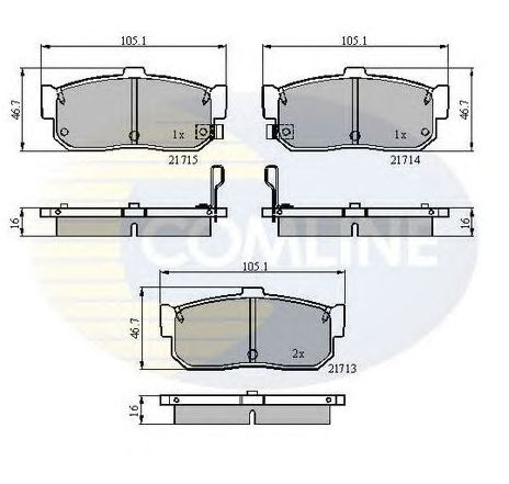 Set placute frana,frana disc COMLINE CBP3955</br>Piesa auto pentru Piese de service/ Inspectie / Intretinere Set placute frana,frana disc COMLINE CBP3955</br>Piesa auto pentru Piese de service/ Inspectie / Intretinere
