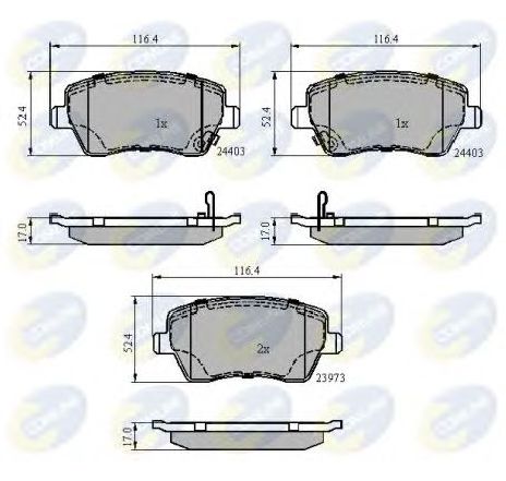 Set placute frana,frana disc COMLINE CBP3984</br>Piesa auto pentru Piese de service/ Inspectie / Intretinere Set placute frana,frana disc COMLINE CBP3984</br>Piesa auto pentru Piese de service/ Inspectie / Intretinere