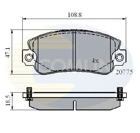 Set placute frana,frana disc COMLINE CBP4129</br>Piesa auto pentru Piese de service/ Inspectie / Intretinere Set placute frana,frana disc COMLINE CBP4129</br>Piesa auto pentru Piese de service/ Inspectie / Intretinere