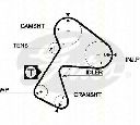 Set curea de distributie TRISCAN 8647 25021</br>Piesa auto pentru Curea distributie / Rola de tensionare / Rola de ghidare