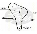 Set curea de distributie TRISCAN 8647 29021</br>Piesa auto pentru Curea distributie/ Set