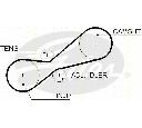 Set curea de distributie TRISCAN 8647 29028</br>Piesa auto pentru Curea distributie / Rola de tensionare / Rola de ghidare