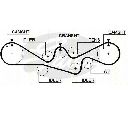 Set curea de distributie TRISCAN 8647 68001</br>Piesa auto pentru Curea distributie/ Set