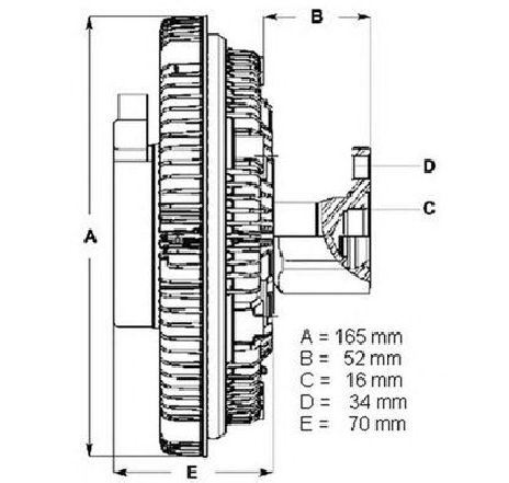Cupla, ventilator radiator BERU LK058</br>Piesa auto pentru Sistem de racire motor Cupla, ventilator radiator BERU LK058</br>Piesa auto pentru Sistem de racire motor