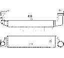 Intercooler, compresor THERMOTEC DAB001TT</br>Piesa auto pentru Turbocompressor