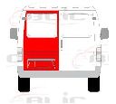 Portiera spate BLIC 6013-00-2515711P</br>Piesa auto pentru Celula pasager