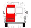 Portiera spate BLIC 6013-00-2515715P</br>Piesa auto pentru Celula pasager