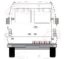 Portiera spate BLIC 6016-00-3545172P</br>Piesa auto pentru Celula pasager