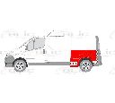 Aripa BLIC 6504-01-6061575P</br>Piesa auto pentru Fata vehicul