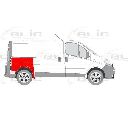 Aripa BLIC 6504-01-6061580P</br>Piesa auto pentru Fata vehicul
