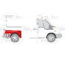 Aripa BLIC 6504-03-2509532P</br>Piesa auto pentru Fata vehicul