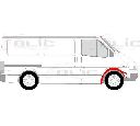 Aripa interioara BLIC 6504-03-2515600P</br>Piesa auto pentru Fata vehicul