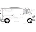 Aripa interioara BLIC 6504-03-3545552P</br>Piesa auto pentru Fata vehicul