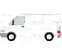 Panou spate BLIC 6505-04-3546701P</br>Piesa auto pentru Spate vehicul