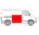 Usa, caroserie BLIC 6508-01-5088160P</br>Piesa auto pentru Celula pasager