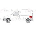 Panou lateral BLIC 6508-02-6010521P</br>Piesa auto pentru Elemente caroserie/Aripa/Bara protectie