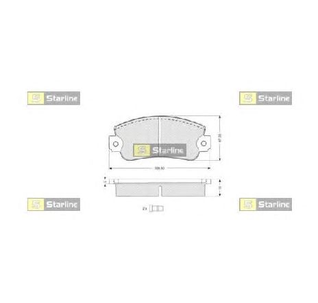 Set placute frana,frana disc STARLINE BD S026P</br>Piesa auto pentru Piese de service/ Inspectie / Intretinere Set placute frana,frana disc STARLINE BD S026P</br>Piesa auto pentru Piese de service/ Inspectie / Intretinere