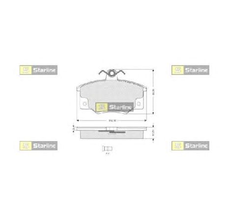 Set placute frana,frana disc STARLINE BD S029P</br>Piesa auto pentru Piese de service/ Inspectie / Intretinere Set placute frana,frana disc STARLINE BD S029P</br>Piesa auto pentru Piese de service/ Inspectie / Intretinere