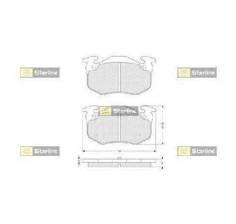 Set placute frana,frana disc STARLINE BD S055P</br>Piesa auto pentru Piese de service/ Inspectie / Intretinere Set placute frana,frana disc STARLINE BD S055P</br>Piesa auto pentru Piese de service/ Inspectie / Intretinere