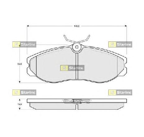 Set placute frana,frana disc STARLINE BD S226P</br>Piesa auto pentru Piese de service/ Inspectie / Intretinere Set placute frana,frana disc STARLINE BD S226P</br>Piesa auto pentru Piese de service/ Inspectie / Intretinere