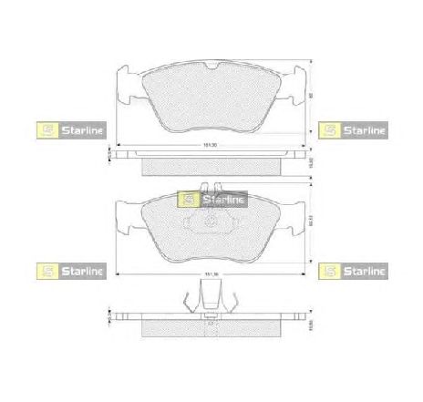 Set placute frana,frana disc STARLINE BD S227P</br>Piesa auto pentru Piese de service/ Inspectie / Intretinere Set placute frana,frana disc STARLINE BD S227P</br>Piesa auto pentru Piese de service/ Inspectie / Intretinere